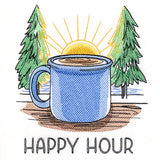 Morning Happy Hour in the Forest