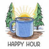 Morning Happy Hour in the Forest