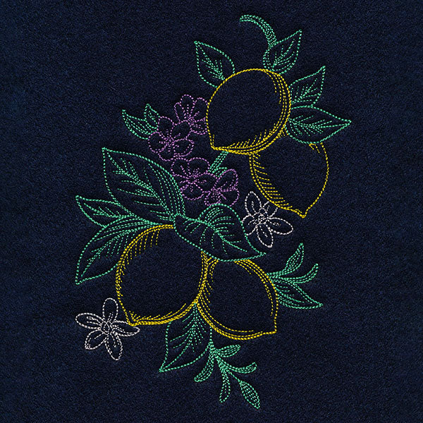 Timeless Summer - Lemons and Phlox (Vintage)