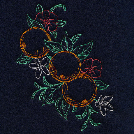 Timeless Summer - Oranges and Petunias (Vintage)