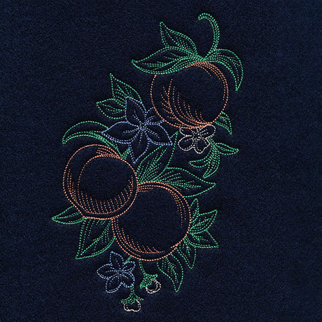 Timeless Summer - Peaches and Balloon Flower (Vintage)