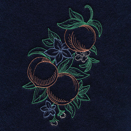 Timeless Summer - Peaches and Balloon Flower (Vintage)