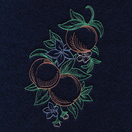 Timeless Summer - Peaches and Balloon Flower (Vintage)