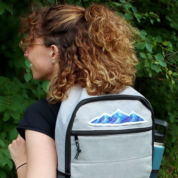 Textured Mountain Border