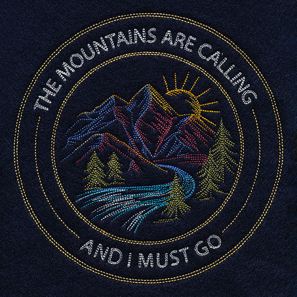 The Mountains Are Calling Stamp