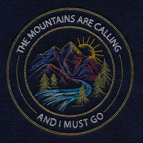 The Mountains Are Calling Stamp
