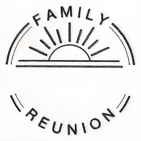 Customizable Family Reunion - Light Stitch
