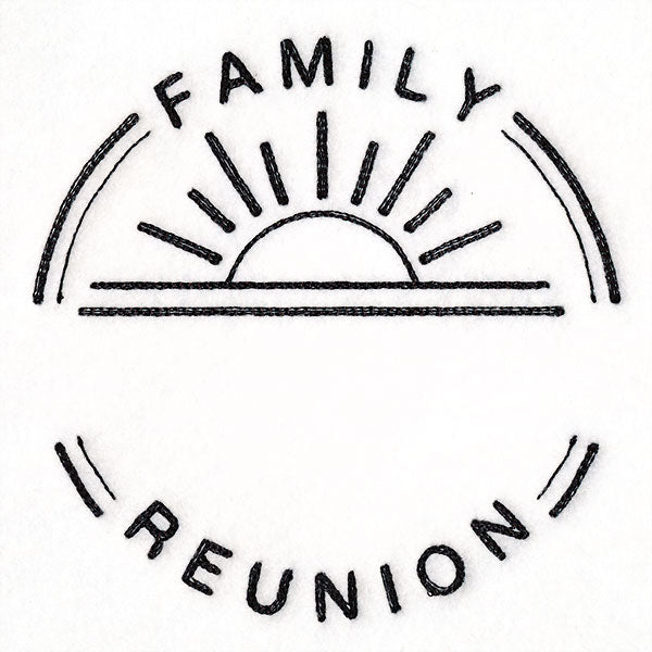 Customizable Family Reunion - Light Stitch