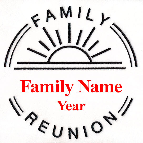 Customizable Family Reunion - Satin Stitch