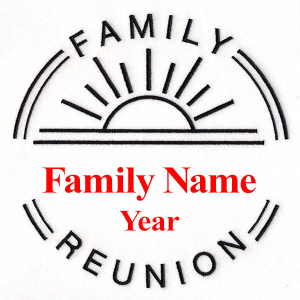Customizable Family Reunion - Satin Stitch