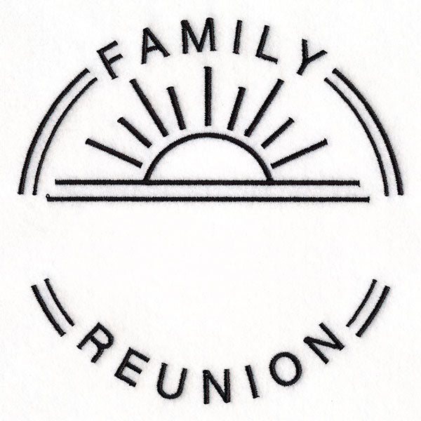 Customizable Family Reunion - Satin Stitch