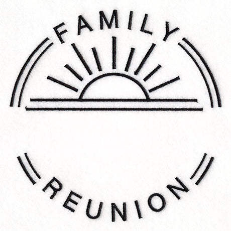 Customizable Family Reunion - Satin Stitch