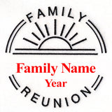 Customizable Family Reunion - Satin Stitch