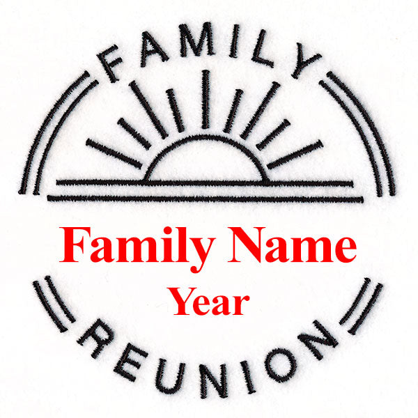 Customizable Family Reunion - Satin Stitch
