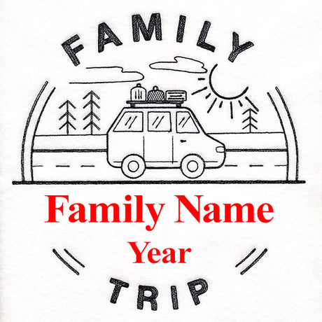 Customizable Family Trip - Light Stitch