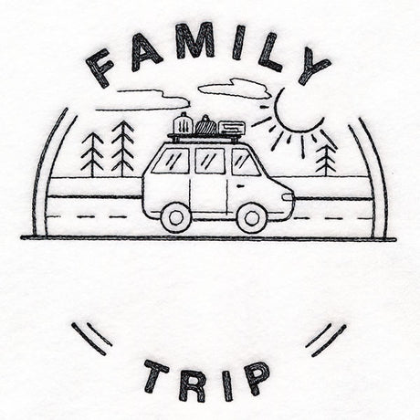 Customizable Family Trip - Light Stitch