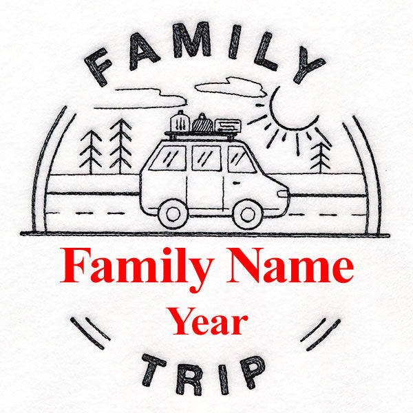 Customizable Family Trip - Light Stitch