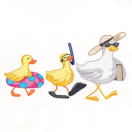 To the Beach Duck Border