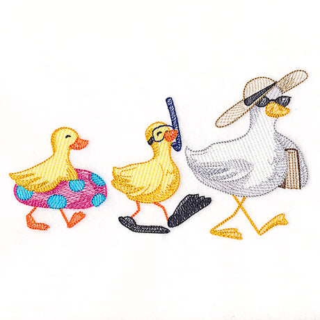 To the Beach Duck Border