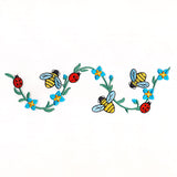 Garden Helpers and Flowers Border