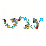 Garden Helpers and Flowers Border