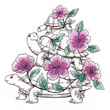 Flowers and Turtles Stack