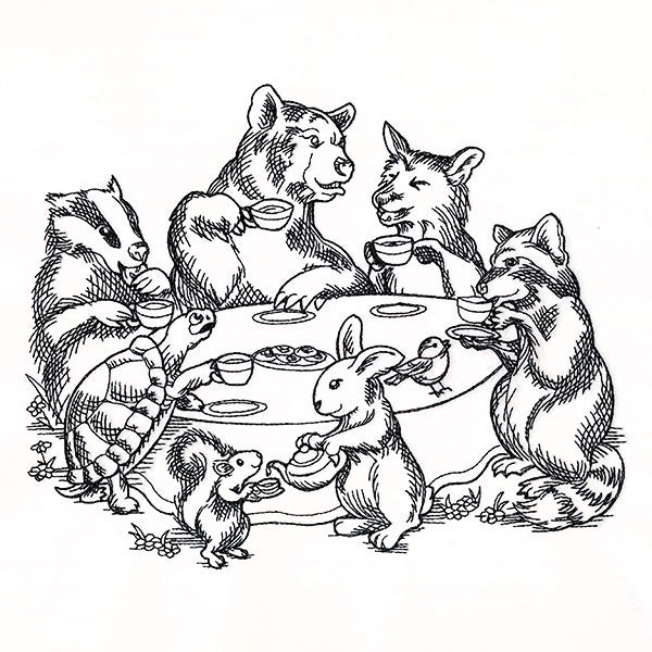 Woodland Animal Tea Party