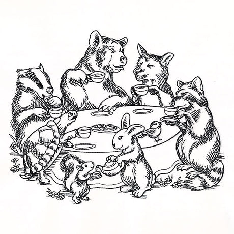 Woodland Animal Tea Party
