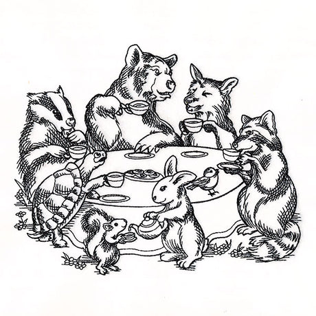 Woodland Animal Tea Party