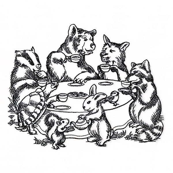 Woodland Animal Tea Party