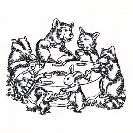 Woodland Animal Tea Party