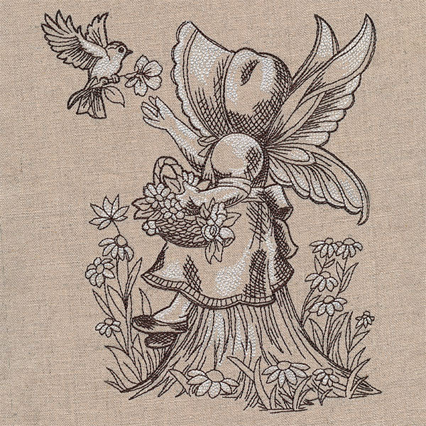 Sunbonnet Sue Fairy Garden