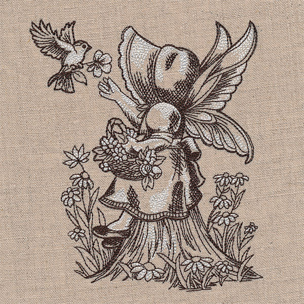 Sunbonnet Sue Fairy Garden