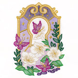 Summer Twilight Butterflies and Moonflowers