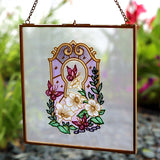 Summer Twilight Butterflies and Moonflowers