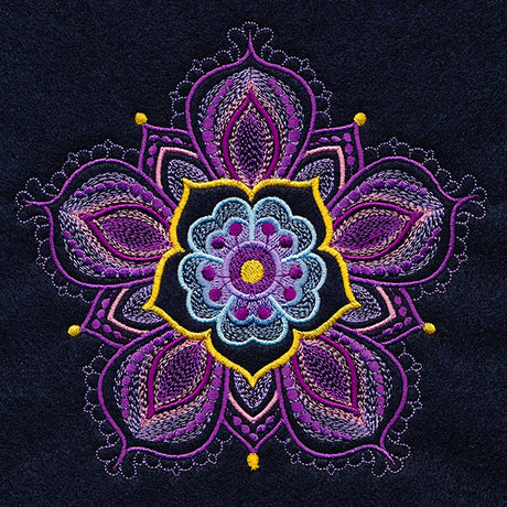 Bohemian Kaleidoscope Flower