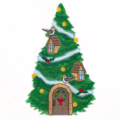 Christmas Evergreen Tree Birdhouse