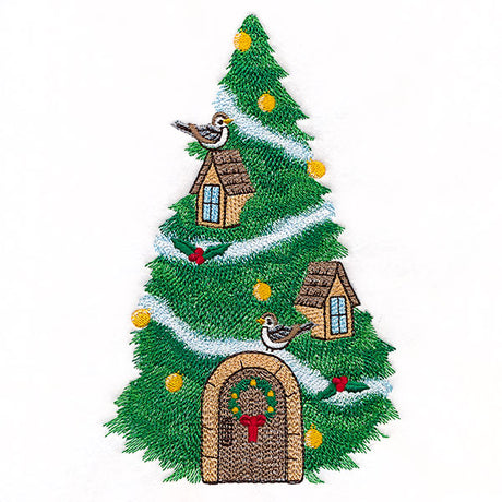 Christmas Evergreen Tree Birdhouse