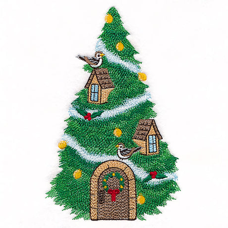 Christmas Evergreen Tree Birdhouse