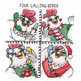 Four Calling Birds Chickens