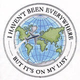 I Haven't Been Everywhere, But It's On My List Stamp