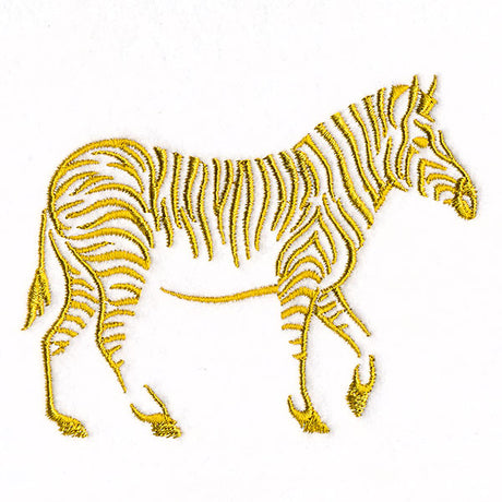 Modern Safari Zebra (Goldwork)
