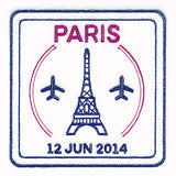Around the World - Paris Stamp