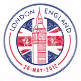 Around the World - London Stamp