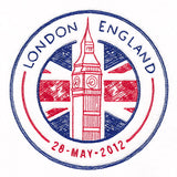 Around the World - London Stamp