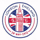 Around the World - London Stamp