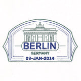 Around the World - Berlin Stamp