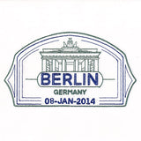 Around the World - Berlin Stamp