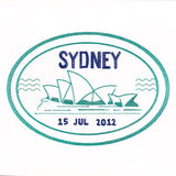 Around the World - Sydney Stamp