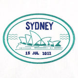 Around the World - Sydney Stamp